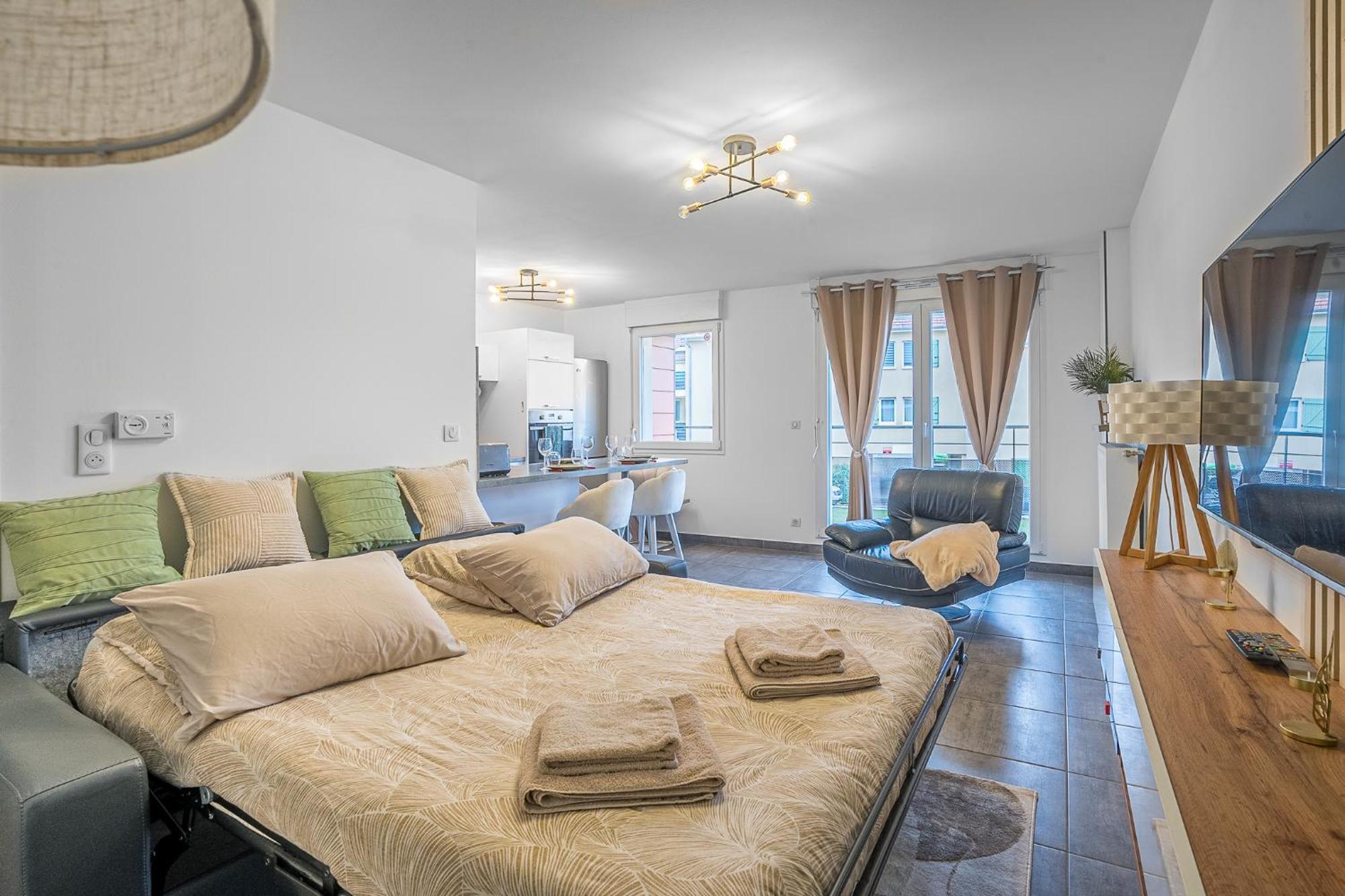 Appartement cosy au coeur de Woippy village Extérieur photo